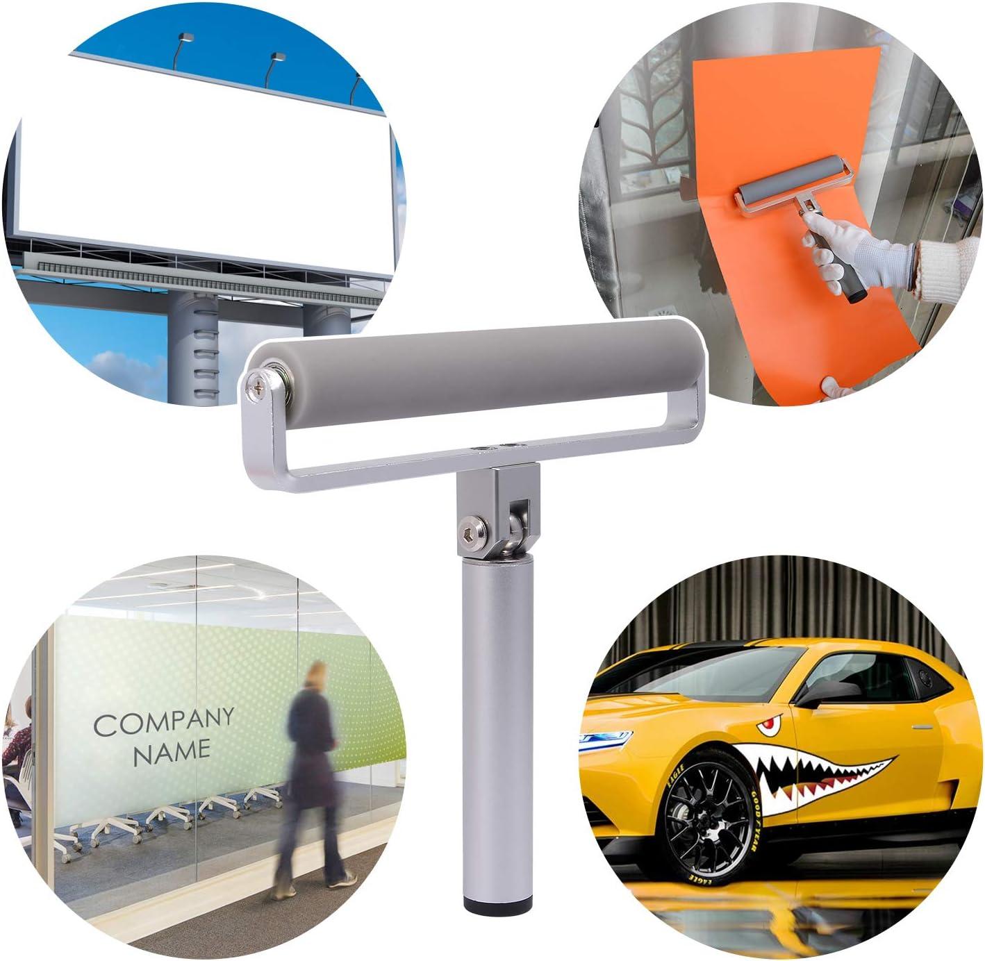 imageGomake 12 Inch Rubber Pasting Roller Squeegee Rolling Wheel Power Cleaner Rubber Rollers for Crafting Glue Roller Paint Brush for Printmaking Stamping Gluing Anti Skid Tape Construction8inch