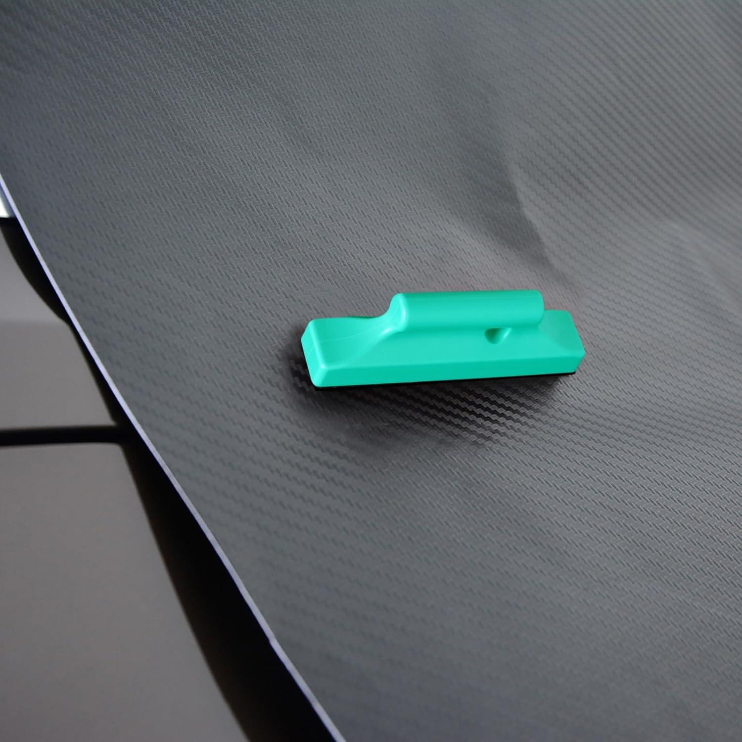 imageGomake 2PCS Strong Magnetic Magnet Holder Auto Vinyl Wrap Strip Magnet Holder with AntiScratch Buffer for Car Vinyl WrapTint Film and Sign Mark Graphics Positioning Tool Car WrappingCyanblue