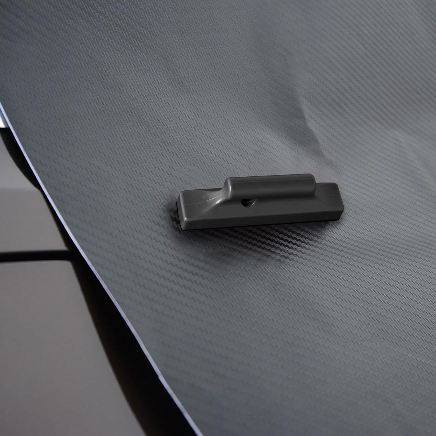 imageGomake 2PCS Strong Magnetic Magnet Holder Auto Vinyl Wrap Strip Magnet Holder with AntiScratch Buffer for Car Vinyl WrapTint Film and Sign Mark Graphics Positioning Tool Car WrappingBlack