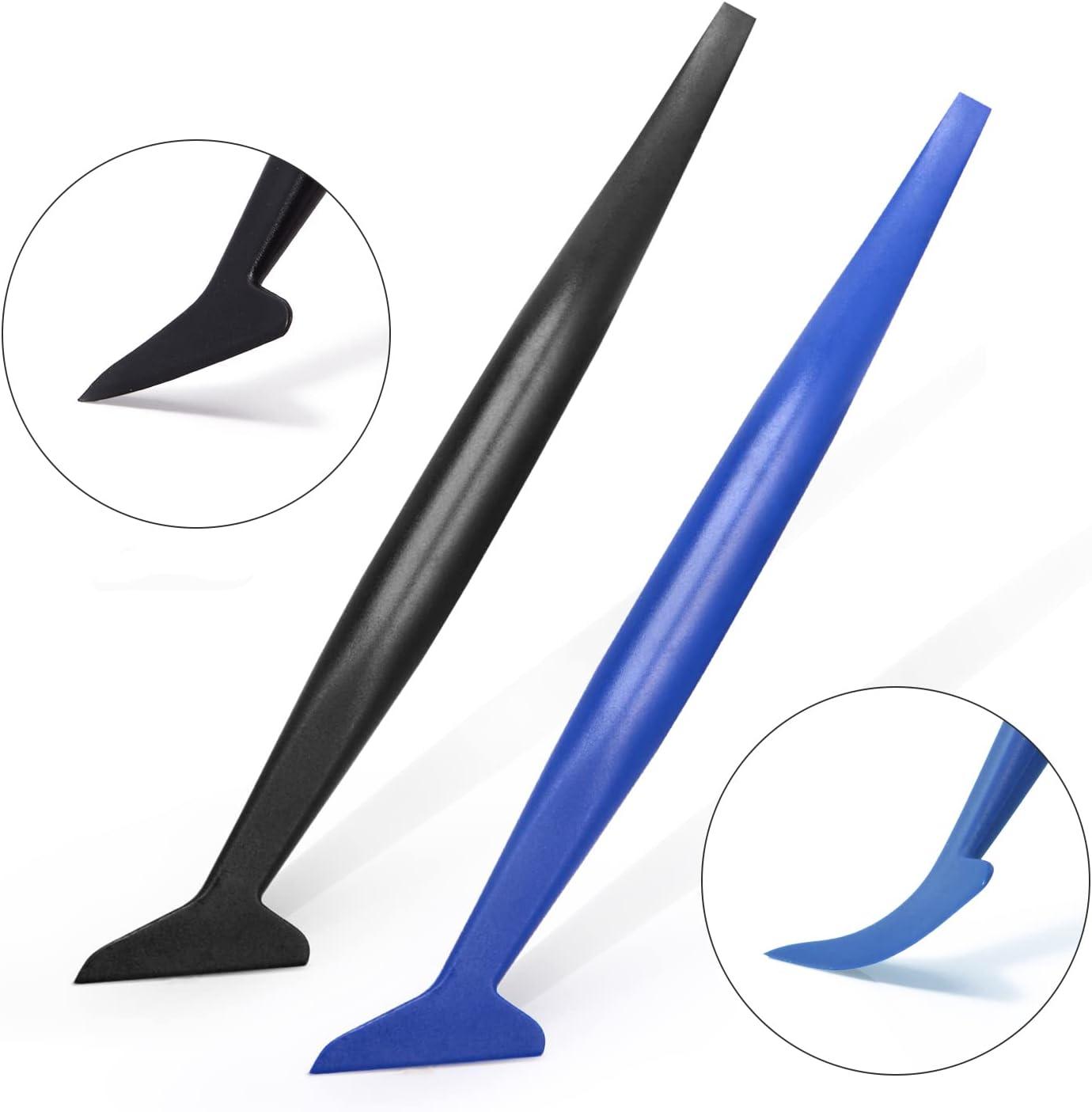 imageGomake Car Window Tinting Tools  Vinyl Wrap Tool Kit with Felt Squeegee Wrap Stick Squeegee 9mm Utility Knife for Car Wrapping