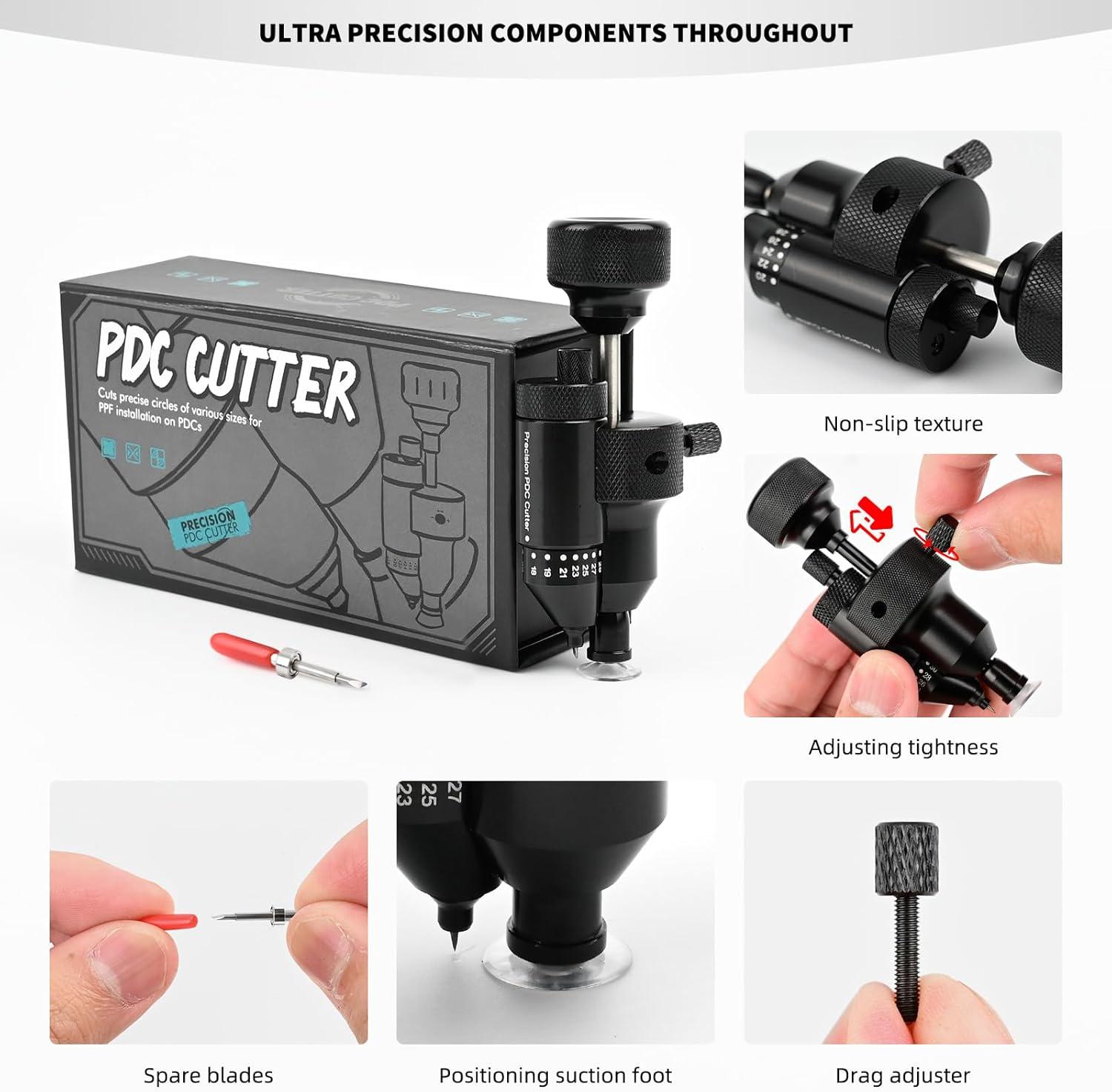 imageGomake PPF Precision PDC Sensor Cutter18mm32mm Precise Car Radar Hole Cutting Aid for Vehicle Parking Sensors Vinyl Wrap Tool KitG263