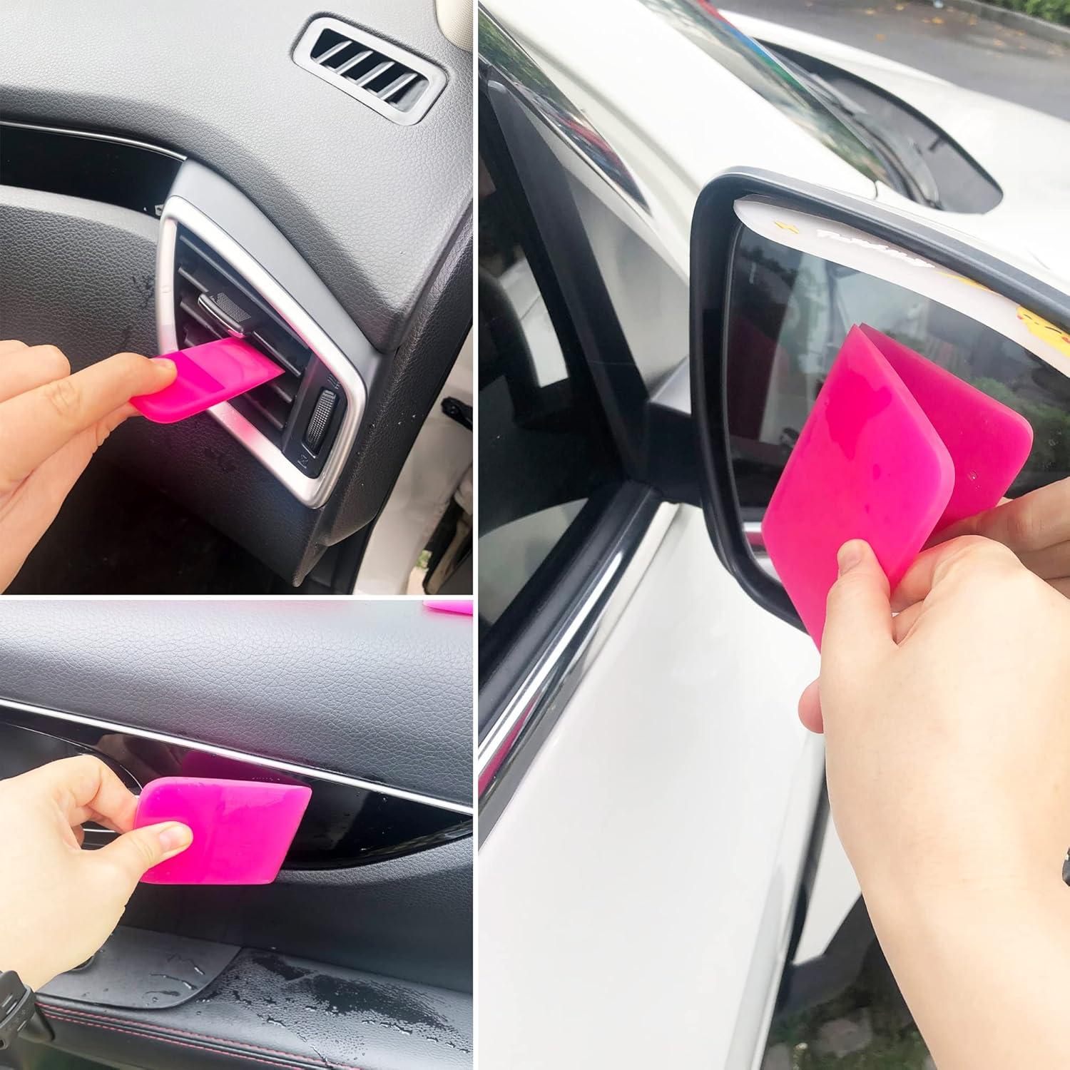imageGomake PPF Squeegee Kit  5 in 1 AntiScratch Soft TPU Squeegee for Vinyl Small Tint Paint Protection Film Vinyl WrapWindow Tint Tools MirrorWindowHousehold Cleaning