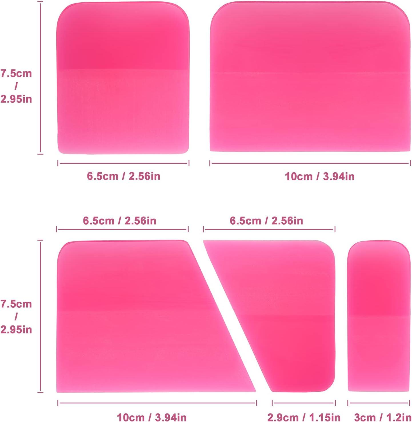 imageGomake PPF Squeegee Kit  5 in 1 AntiScratch Soft TPU Squeegee for Vinyl Small Tint Paint Protection Film Vinyl WrapWindow Tint Tools MirrorWindowHousehold Cleaning