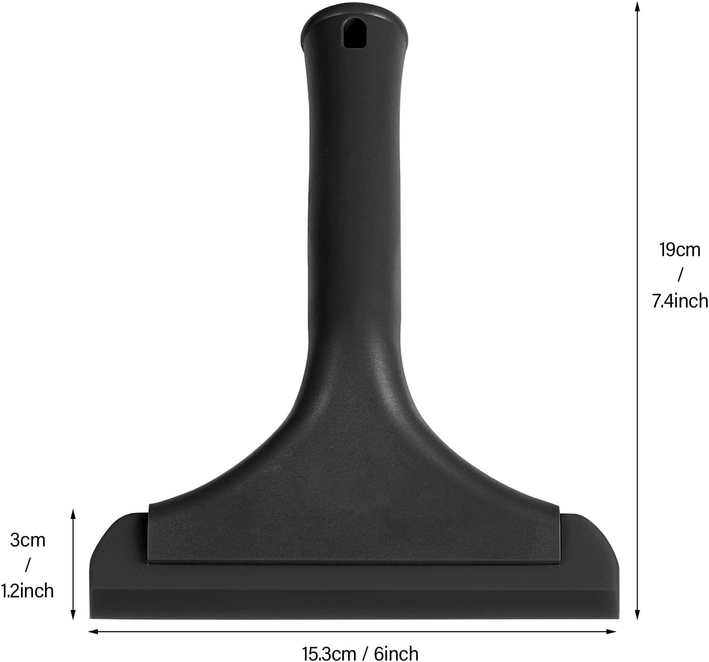 imageGomake Small Silicone Squeegee Window Shower Squeegee ToolAuto Water Blade for Car Windshield Window Mirror Glass DoorBathroomBlackblack