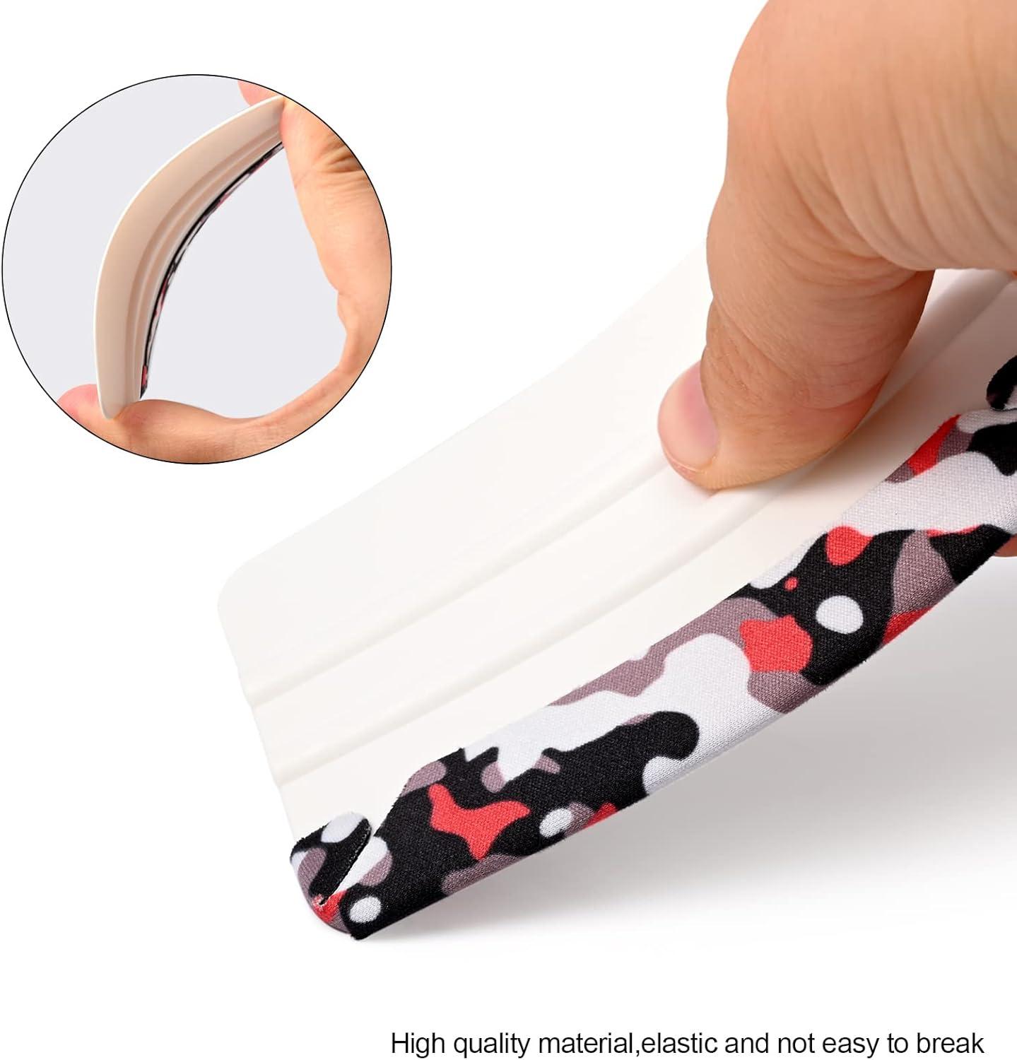 imageGomake Squeegee Felt Buffer Vinyl Wraps Micro Fine Buffer Felt for 4 Inch Squeegee Car Window Tinting Tool SelfAdhesive Standard Size Pack of 1010pcs Squeegee With Extra Felt