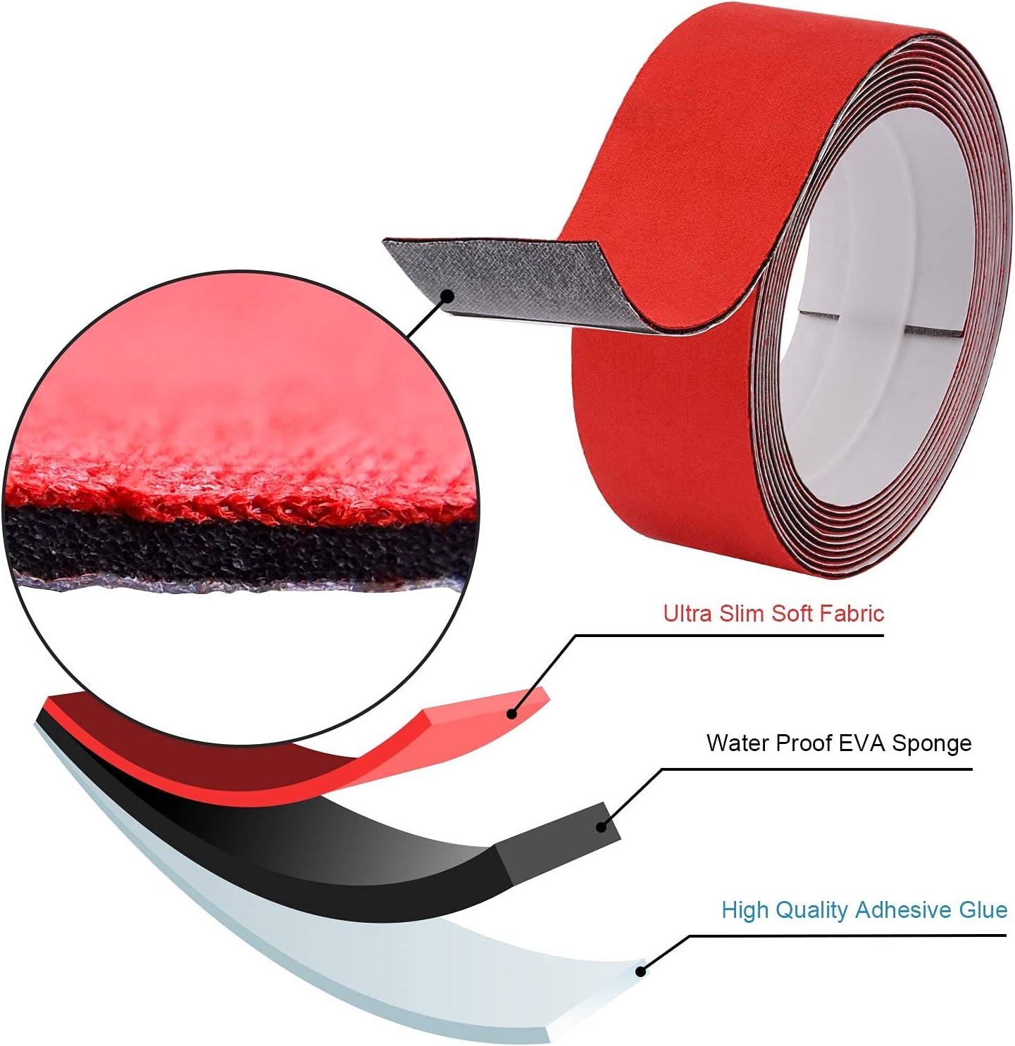 imageGomake Squeegee Felt Buffer Vinyl Wraps Micro Fine Buffer Felt for 4 Inch Squeegee Car Window Tinting Tool SelfAdhesive Standard Size Pack of 103m Felt