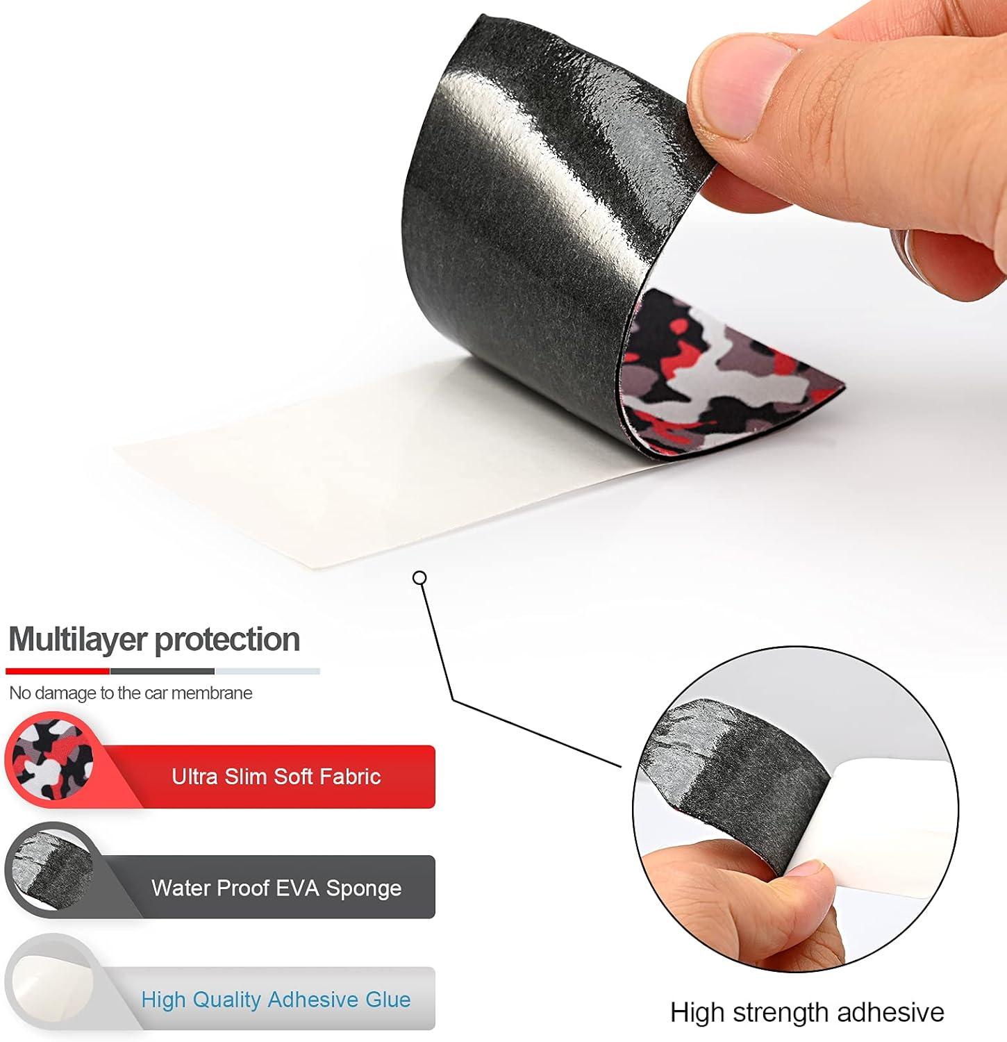 imageGomake Squeegee Felt Buffer Vinyl Wraps Micro Fine Buffer Felt for 4 Inch Squeegee Car Window Tinting Tool SelfAdhesive Standard Size Pack of 105m Camouflage Felt