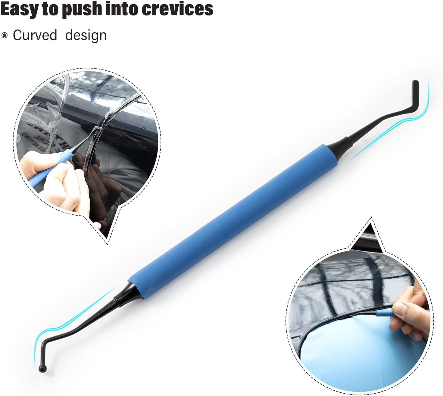 imageGomake Stainless Steel Lifting Seals Tool for Tucking Vinyl Wrap Along Trim or Molding AreaCar WrappingVinyl SignWindow Film Installing