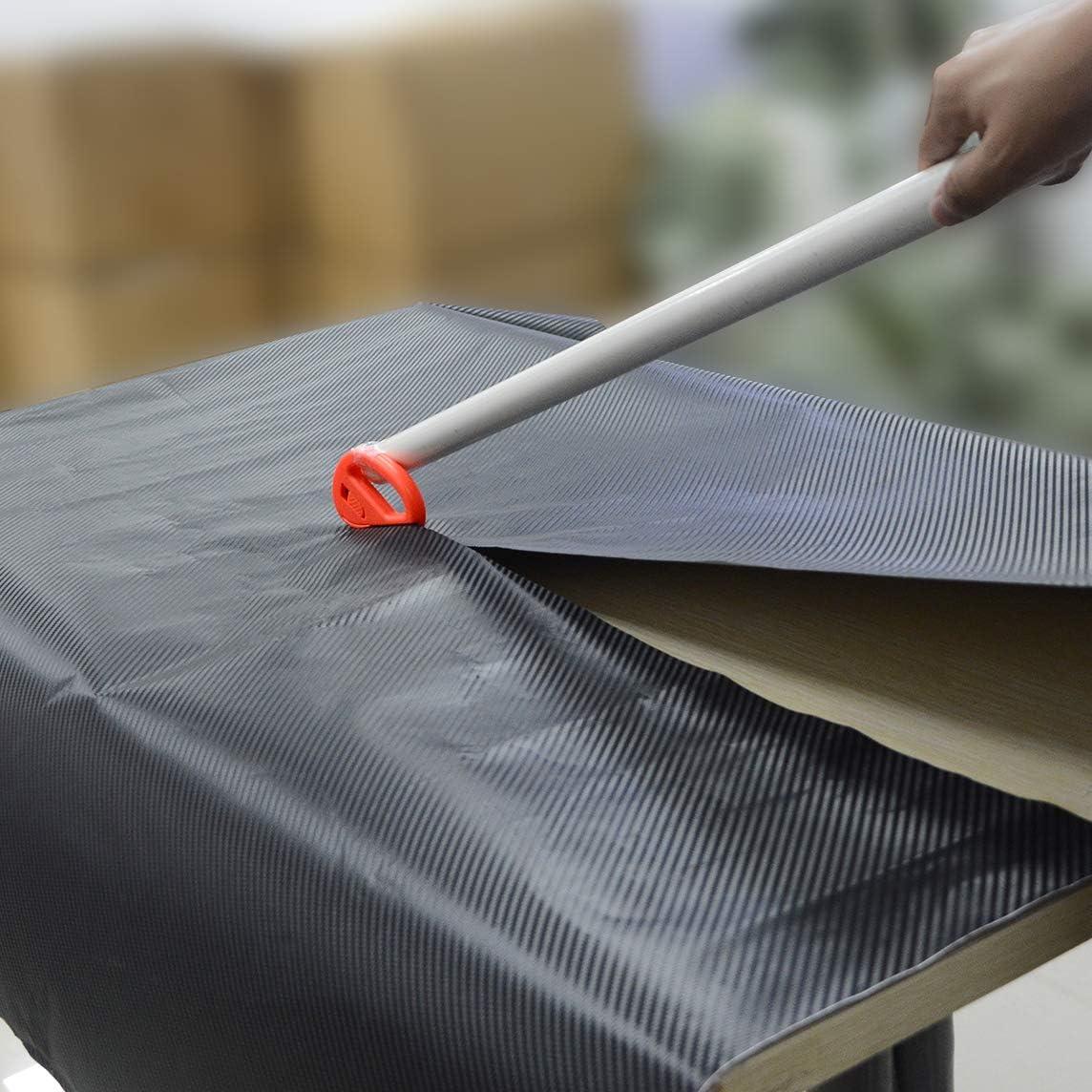 imageGomake Vehicle Vinyl Wrap Tool Kit Window Tinting Tool Include 4 Inch Felt Squeegee Retractable 9mm Utility Knife and Blades Zippy Vinyl Cutter and Mini Go Corner Squeegee for Car WrappingMix Color