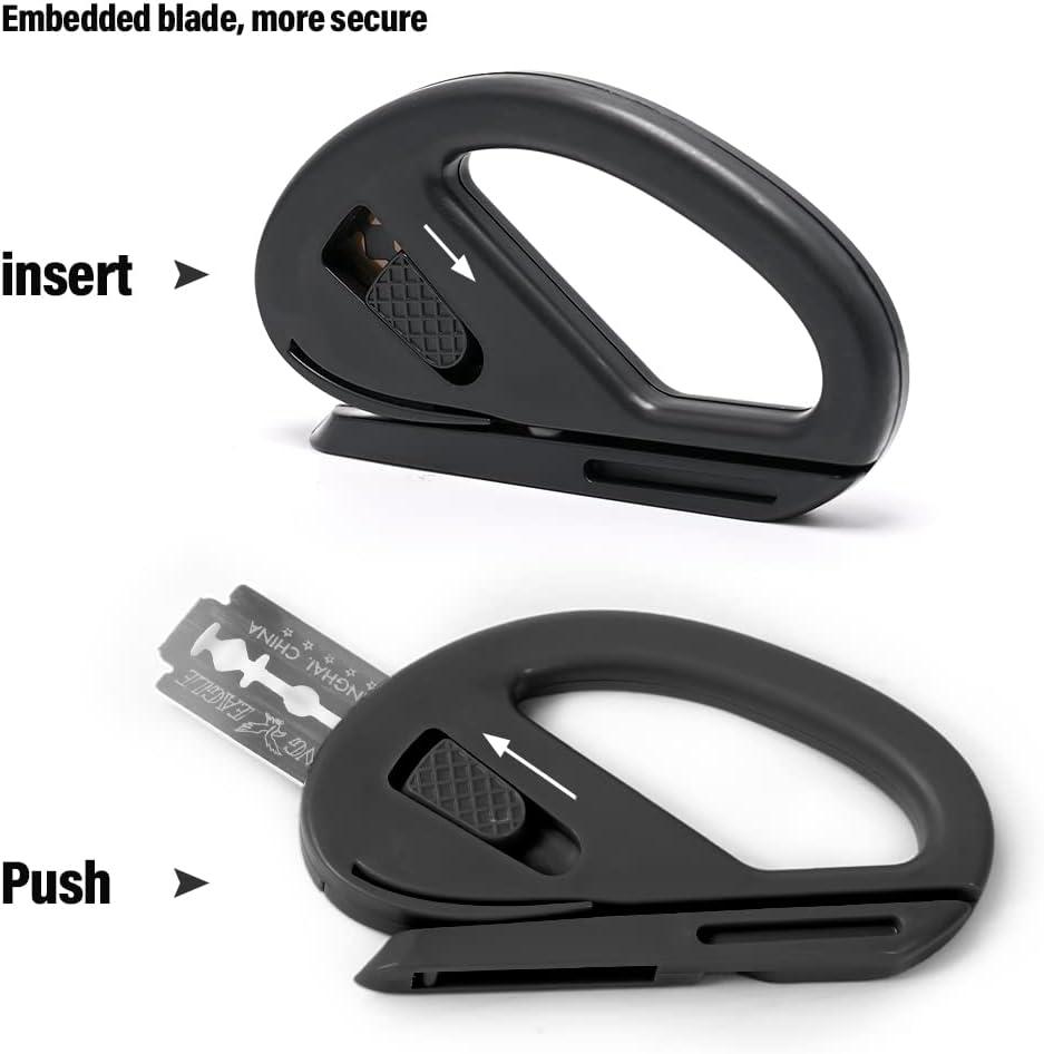 imageGomake Vehicle Vinyl Wrap Window Tint Film Tool Kit with Spray Bottle4 Inch Felt Squeegee Retractable 9mm Utility Knife and Blades Zippy Vinyl Cutter and Mini Go Corner Squeegee for Car Wrapping5 Tools