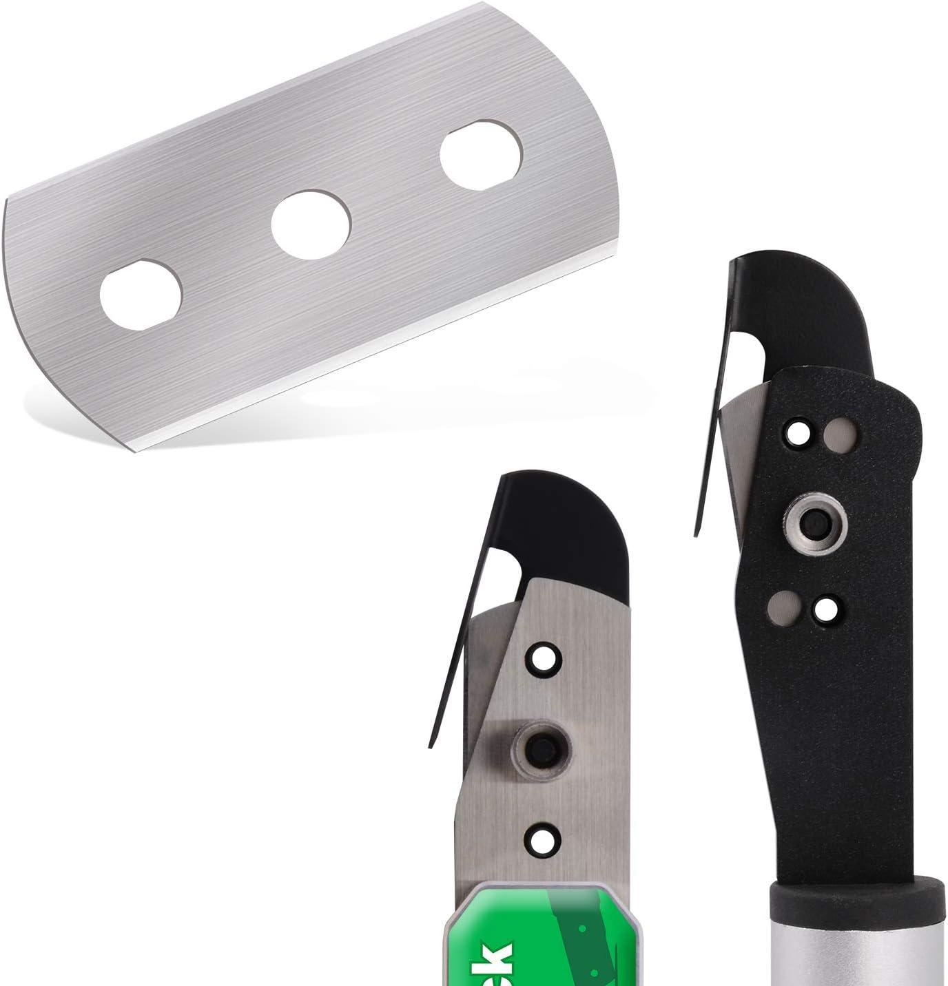 imageGomake Vinyl Backing Cutter Wrapping Paper Cutter Vinyl Knife with PTFE Coating Hidden Blade 30 Degree Snap Off Blade Lockable Utility knife Retractable Box Cutter with Extra 10pcs Replace bladesReplacement Blades