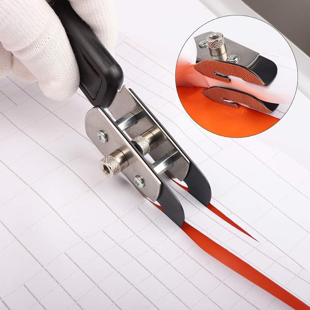 imageGomake Vinyl Backing Cutter Wrapping Paper Cutter Vinyl Knife with PTFE Coating Hidden Blade 30 Degree Snap Off Blade Lockable Utility knife Retractable Box Cutter with Extra 10pcs Replace bladesDouble Slitter Knife