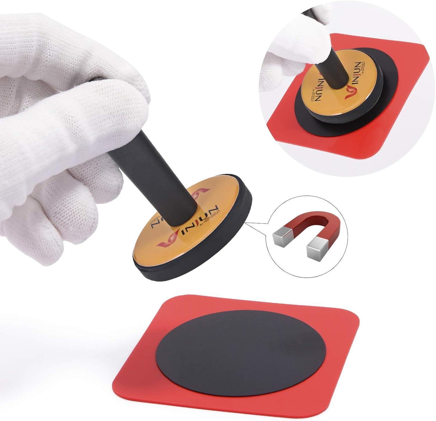 imageGomake Vinyl Wrap Magnet Holder 4 PCS With 4 PCS Adsorptive Patch for Car Wrapping Window Tint Wallpaper Film Fix Aid Tool Set4pcs Pad