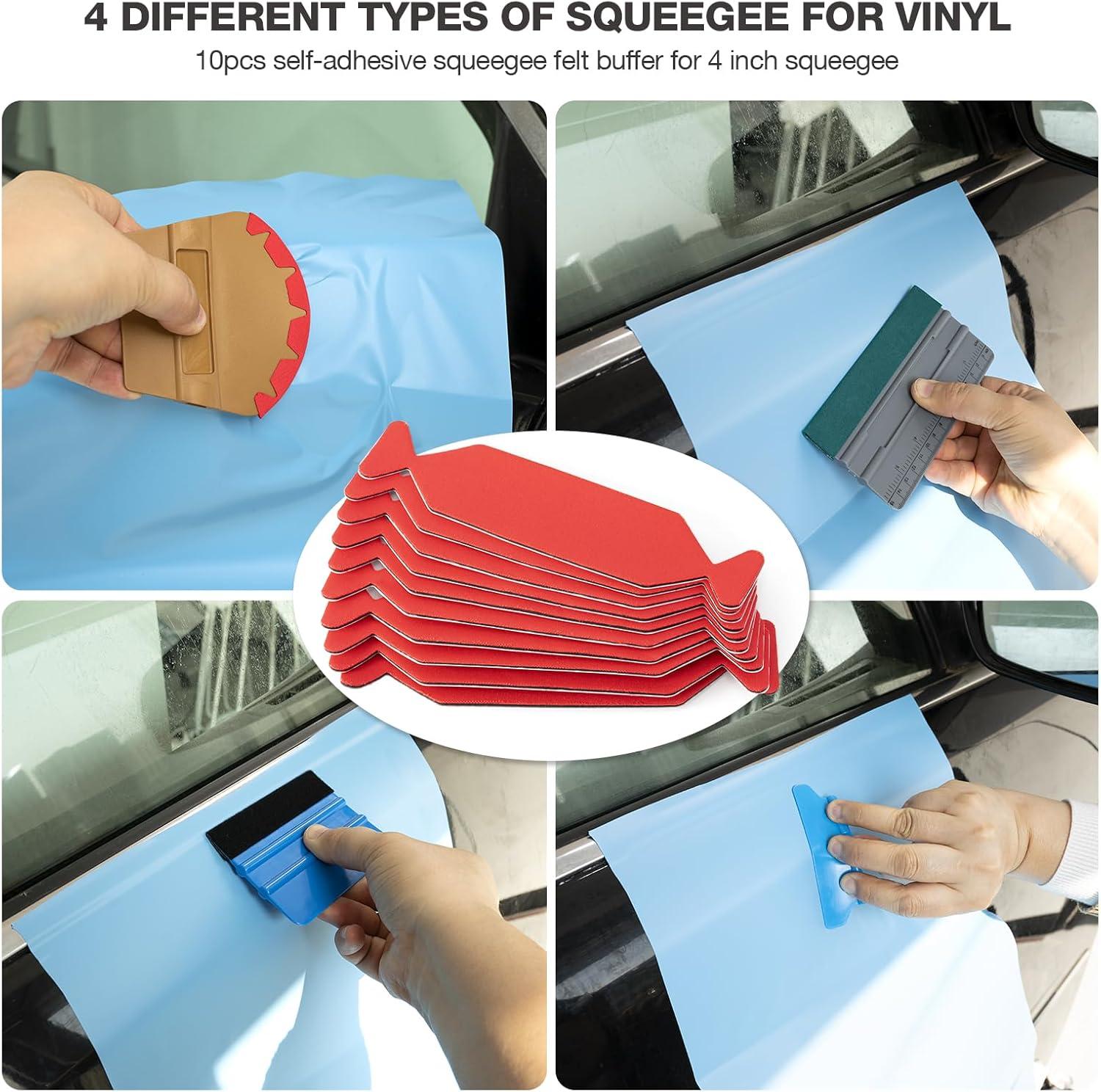 imageGomake Vinyl Wrap Tool Car Wrap kit for Window Tint Film Installation Include Heat Gun Tinting SqueegeeMicro Tucking Stick Film Cutter Magnet Holder Plastic Scraper