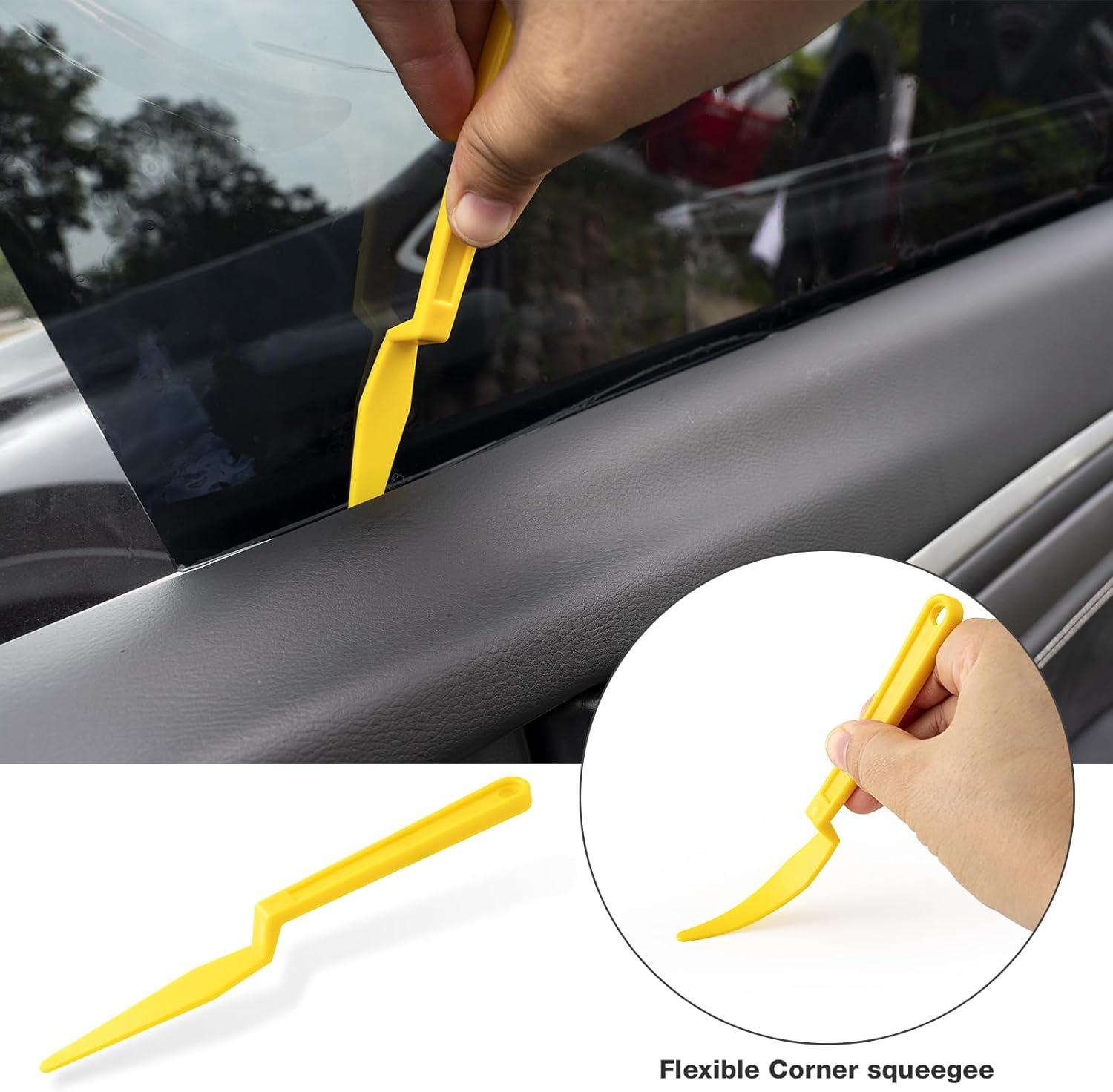imageGomake Vinyl Wrap Tool Kit  Micro Stick Squeegee Corner Squeegee Curves Slot Tools for Car Wrapping Application Tucking Window Tinting
