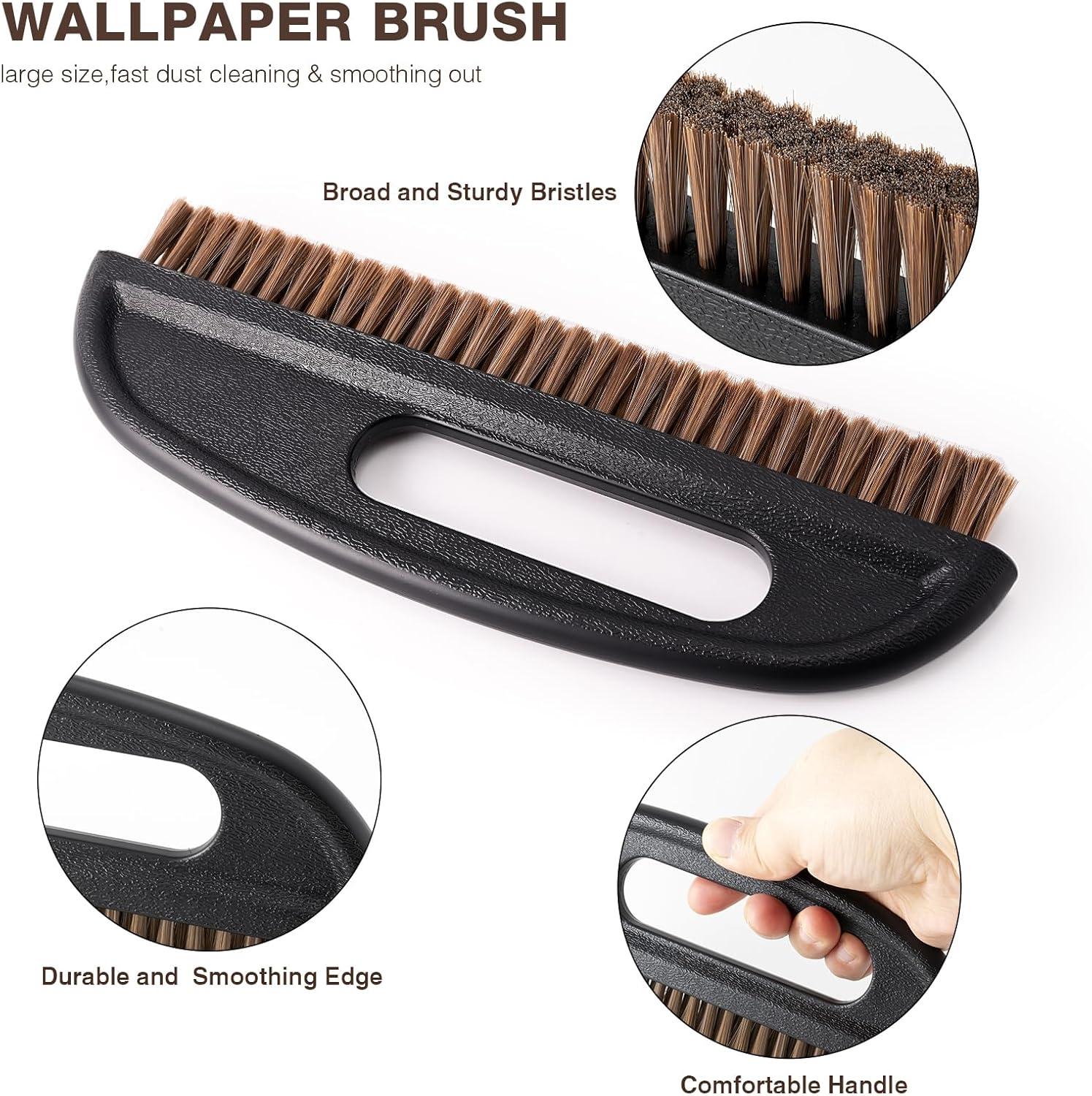 imageGomake Wallpaper Smoothing Tool Wallpaper Brush Tools Kit with Felt Squeegee Craft Precision Knife for Paper Peel and Stick Wallpaper Car Wrap Vinyl Window Tint Film Wallpaper Adhesive Kit 02Kit 02