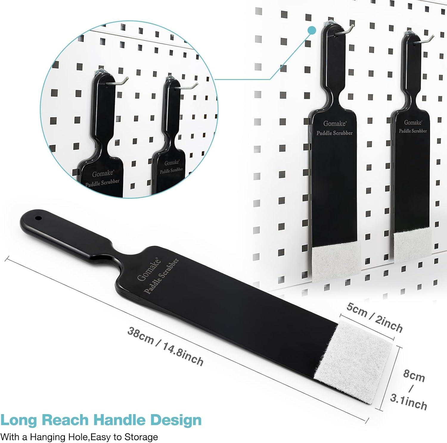 imageGomake Window Tint Tools Bulldozer Squeegee Scrubber Paddle Squeegee Long Handle Tinting Tool for Front ampamp Back Rear Window Film Auto Flat Glass Cleaning Style AStyle A