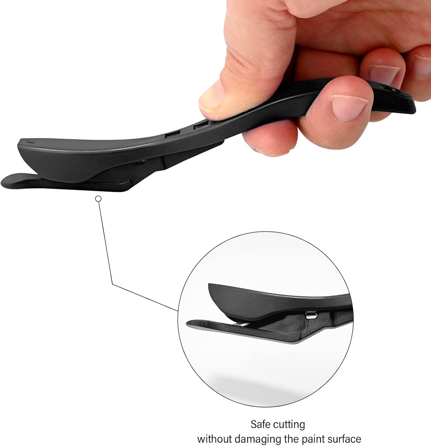 imageGomake Wrapping Paper Cutter 3PCS Gift Wrap CutterConcealed Blade Safety Knife with 10 Replaceable Blade for Birthday Paper Gift Wrapping Paper Roll Cutter and Christmas Wrapping Paper Cutter ToolBlack