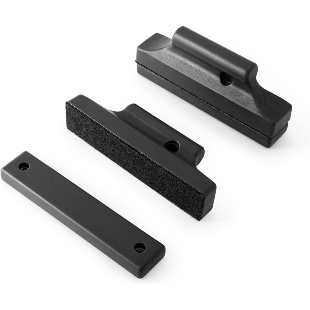 imageGomake 2PCS Strong Magnetic Magnet Holder Auto Vinyl Wrap Strip Magnet Holder with AntiScratch Buffer for Car Vinyl WrapTint Film and Sign Mark Graphics Positioning Tool Car WrappingBlack