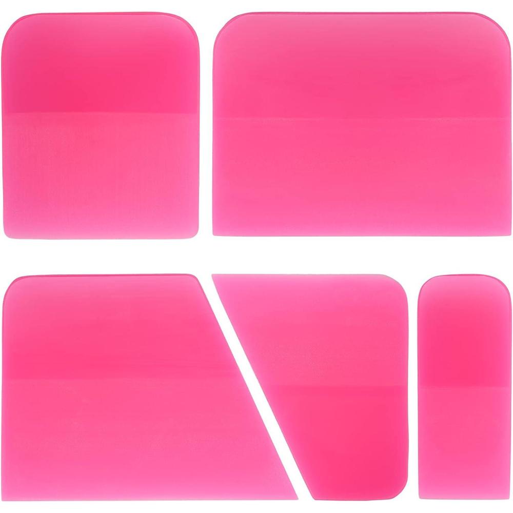 imageGomake PPF Squeegee Kit  5 in 1 AntiScratch Soft TPU Squeegee for Vinyl Small Tint Paint Protection Film Vinyl WrapWindow Tint Tools MirrorWindowHousehold Cleaning