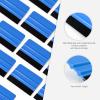 imageGomake 20 Pack Vinyl Squeegee with 20PCS Felt Fabric for Tint Film Decal Squeegee Application Tool Vinyl Wrap Installation Wallpaper Smooth Tool Black and Blue 20Black and Blue