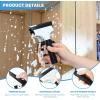 imageGomake 2PCS Small Rubber Squeegee Ice Scraper Window Shower SqueegeeAuto Water Blade Squeegee for Shower Glass DoorCar Windshield Window Mirror BathroomCountertop Cleaning BlackBlack
