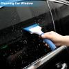 imageGomake 2PCS Small Rubber Squeegee Ice Scraper Window Shower SqueegeeAuto Water Blade Squeegee for Shower Glass DoorCar Windshield Window Mirror BathroomCountertop Cleaning BlackBlue