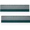 imageGomake 3pcs 76inch Vinyl Wrap Squeegee with Felt Edge Measuring Guidelines Ideal for Automotive Vinyl Film Wrapping ampamp Window Tint Film ApplicationGray With Green