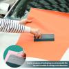 imageGomake 3pcs 76inch Vinyl Wrap Squeegee with Felt Edge Measuring Guidelines Ideal for Automotive Vinyl Film Wrapping ampamp Window Tint Film ApplicationGray With Green
