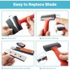 imageGomake 4 Inch Razor Blade Scraper Tool Razor Scraper with Extra Razor Blades Cleaning Scraper Remover for Removal Floor Stove Scraping Labels and Decals Sticker on Car Window Glass W81W81