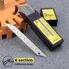 imageGomake 9mm Utility Knife Replacement Blades Snap Off Blades for 9MM Universal Art KnifeStainless Steel Blades Use in Office Home Arts Crafts  100PCS30 degree Carbon Steel