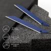 imageGomake 9mm Utility Knife Replacement Blades30 Degree Snap Off Carbon Steel Knife Blades for Retractable Cutting Knives Hobby Craft Box Cutter 100PCS BlueBlue