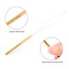 imageGomake Hair Extensions Closed and Remover Pliers set Micro Silicone Rings Beads Hair Extensions Loop Needle Threader Pulling Hook Tool and Bead Device Tool for Hair or Feather Extensions GoldGold