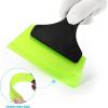 imageGomake Small Rubber Squeegee Window Shower Squeegee Cleaning KitAuto Water Blade Squeegee for Shower Glass DoorCar Windshield Window Mirror BathroomCountertop CleaningGreenorange