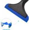 imageGomake Small Silicone Squeegee Window Shower Squeegee ToolAuto Water Blade for Car Windshield Window Mirror Glass DoorBathroomBlack Blue