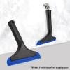 imageGomake Small Silicone Squeegee Window Shower Squeegee ToolAuto Water Blade for Car Windshield Window Mirror Glass DoorBathroomBlack Blue
