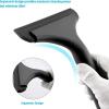 imageGomake Small Silicone Squeegee Window Shower Squeegee ToolAuto Water Blade for Car Windshield Window Mirror Glass DoorBathroomBlackblack