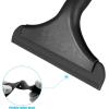 imageGomake Small Silicone Squeegee Window Shower Squeegee ToolAuto Water Blade for Car Windshield Window Mirror Glass DoorBathroomBlackblack