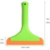 imageGomake Small Silicone Squeegee Window Shower Squeegee ToolAuto Water Blade for Car Windshield Window Mirror Glass DoorBathroomGreenorange