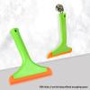 imageGomake Small Silicone Squeegee Window Shower Squeegee ToolAuto Water Blade for Car Windshield Window Mirror Glass DoorBathroomGreenorange