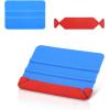 imageGomake Squeegee Felt Buffer Vinyl Wraps Micro Fine Buffer Felt for 4 Inch Squeegee Car Window Tinting Tool SelfAdhesive Standard Size Pack of 1010pcs 4 Squeegee Felt
