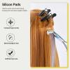 imageGomake Tape in Hair Extension Tools Kit with Flat Surface Stainless Steel Tape in Hair Extensions Sealing Clamp PlierTape Remover Scraper ToolHair Clips Human Hair Extensions Styling ToolsPinkRainbow