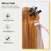imageGomake Tape in Hair Extension Tools Kit with Flat Surface Stainless Steel Tape in Hair Extensions Sealing Clamp PlierTape Remover Scraper ToolHair Clips Human Hair Extensions Styling ToolsPinkPink