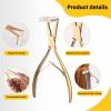imageGomake Tape in Hair Extension Tools Kit with Flat Surface Stainless Steel Tape in Hair Extensions Sealing Clamp PlierTape Remover Scraper ToolHair Clips Human Hair Extensions Styling ToolsPinkGold