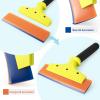 imageGomake Vinyl Wrap Kit 8 inch Rubber Squeegee Bulldozer Tint Tool Long Handle Car Windshield Front Back Rear Window Tint Squeegee for Auto Glass Film InstallationCar Wrapping