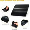 imageGomake Vinyl Wrap Tool Set Window Tint KitWindow Tint Tools Small Rubber Squeegee Car Window Tint Application KitVinyl Wrap Tools Felt Squeegee for Car WrappingWindow CleaningBlack
