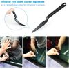imageGomake Vinyl Wrap Tool Window Tint KitCar Window Tint Application Kit with Small Rubber Squeegee Vinyl SqueegeeShank Gasket SqueegeeMini Quarter Squeegee for Car WrappingWindow Tinting Black