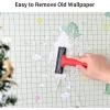 imageGomake Wallpaper Remove Tool Set With Perforating Scoring ToolSpray Bottle4 inch Razor Blade Scraper Sticker Remover to Peel Contact Paper Vinyl Backsplash Window Film Wallpaper Adhesive