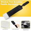 imageGomake Window Tint Kit Vinyl Wrap Tool Car Windshield Back Window Tinting Tools with Bulldozer Squeegee Scrubber PaddleRubber Blade ScraperFilm Cutter for Car WrappingVinyl Film Installation