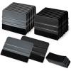 imageGomake 20 Pack Vinyl Squeegee with 20PCS Felt Fabric for Tint Film Decal Squeegee Application Tool Vinyl Wrap Installation Wallpaper Smooth Tool Black and Blue 20Black and Grey
